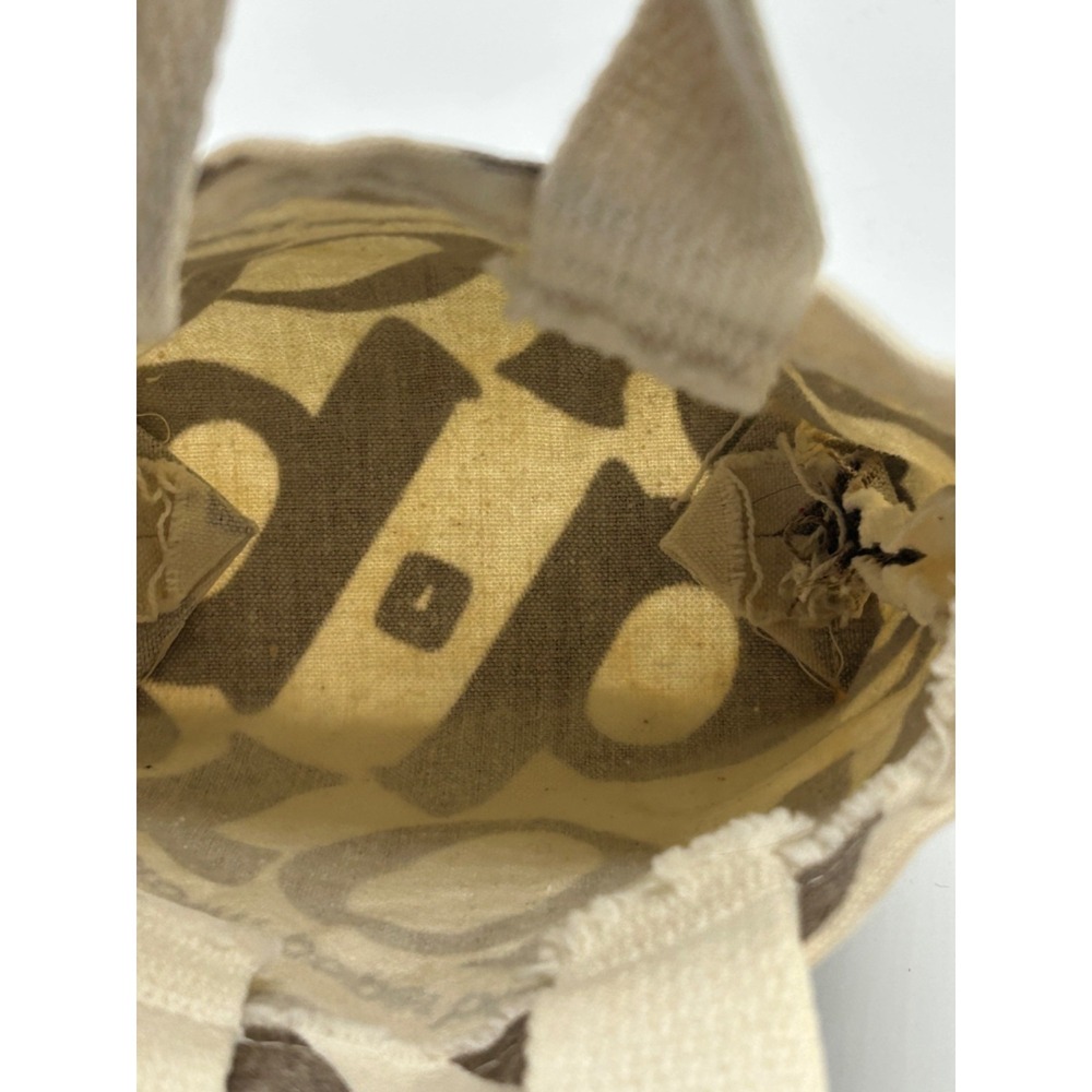 Vtg Bloomingdales? Brown Paper Bag Miniature Canvas Collectible Doll size - Picture 6 of 7